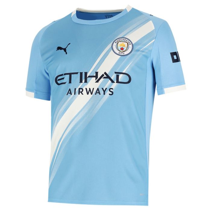Puma Manchester City Home Replica Jersey Mens Light Blue