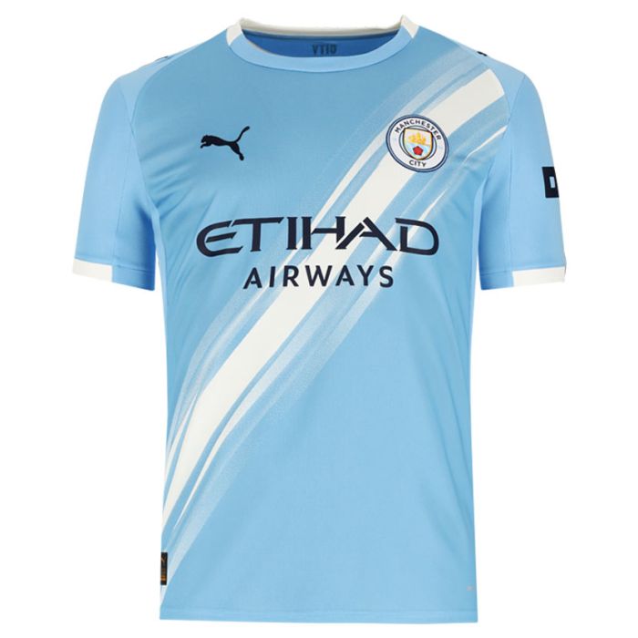 Puma Manchester City Home Replica Jersey Mens Light Blue